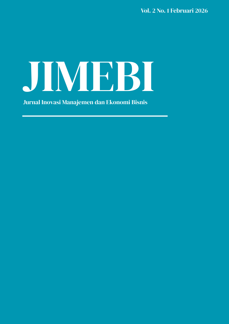 					View Vol. 2 No. 1 (2026): Februari: Jurnal Inovasi Manajemen dan Ekonomi Bisnis
				